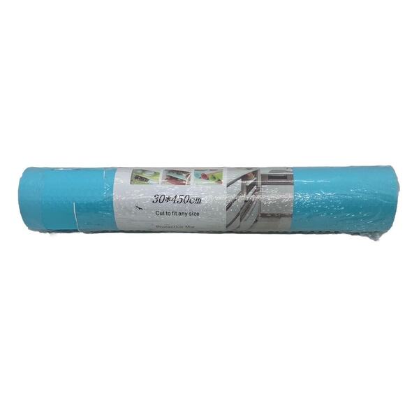 Bloss Home One Roll Blue Shelf Liner Protective Mat Plastic EVA 30 x 450 cm New - Picture 3 of 9